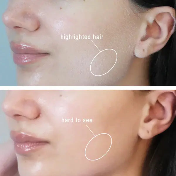 Facial dermaplaning spray + trimmer set as a gift