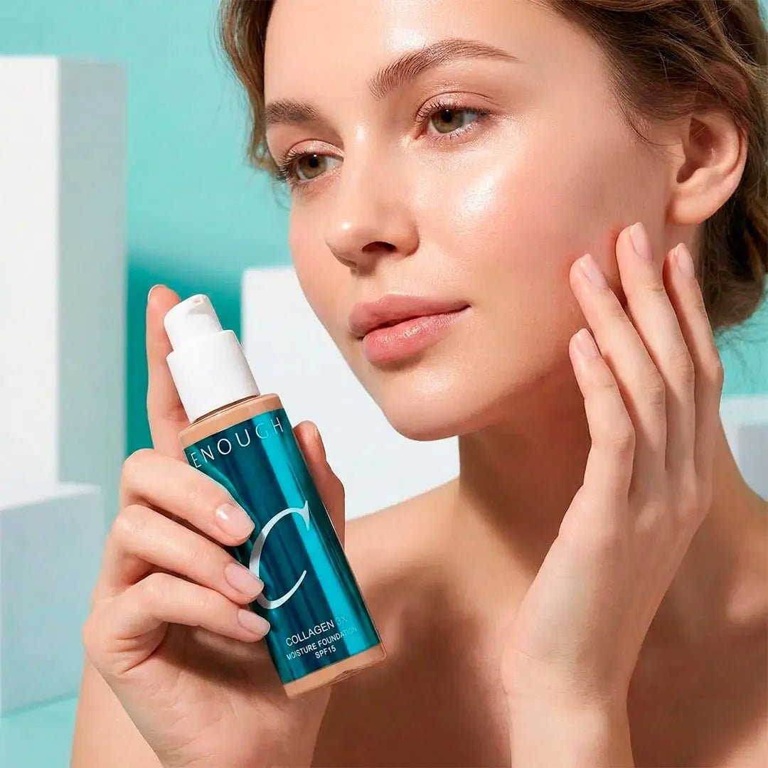 ENOUGH Collagen 3X Set: Foundation, Powder, Eyeliner