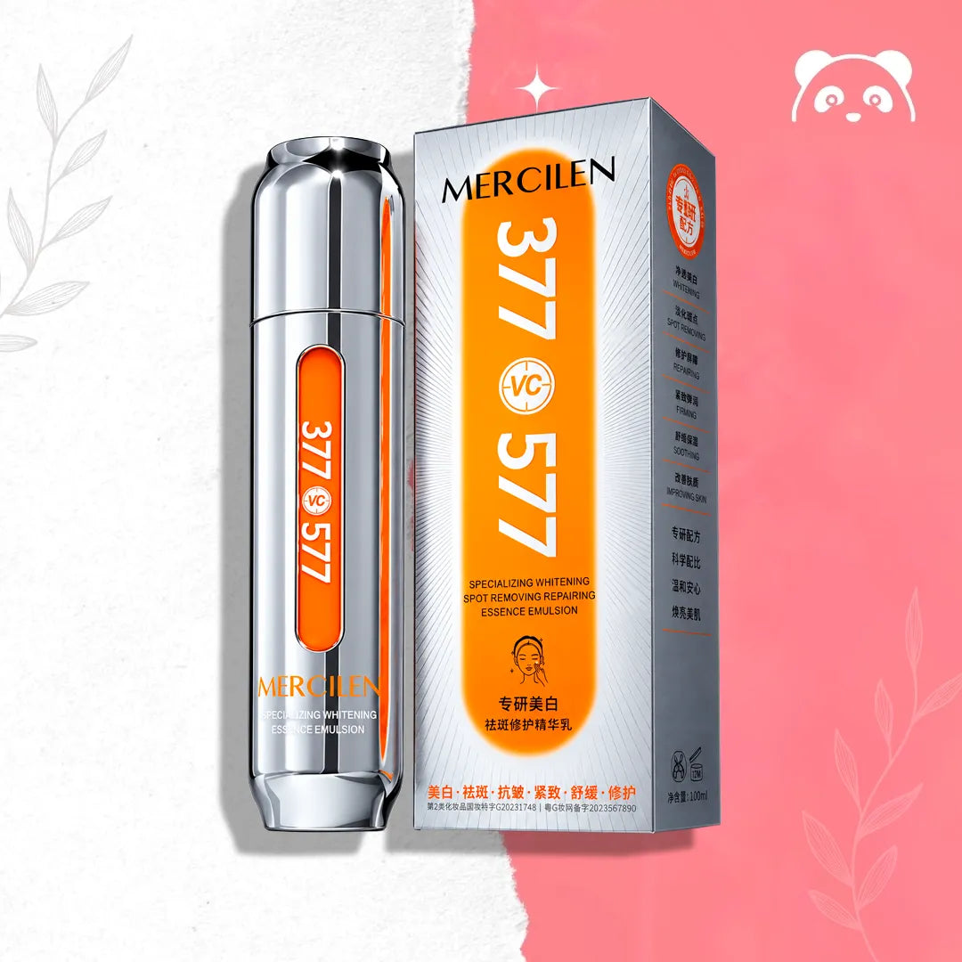 Emulsja do twarzy Mercilen 377 VC 577 – rozjaśniająca i naprawcza, 120 g