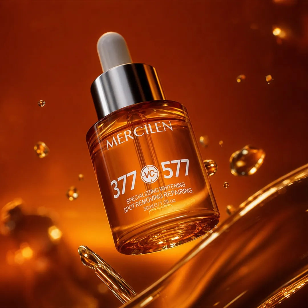 Olejek-serum do twarzy Mercilen 377 VC 577 – na przebarwienia, zmarszczki i utratę blasku, 30 ml