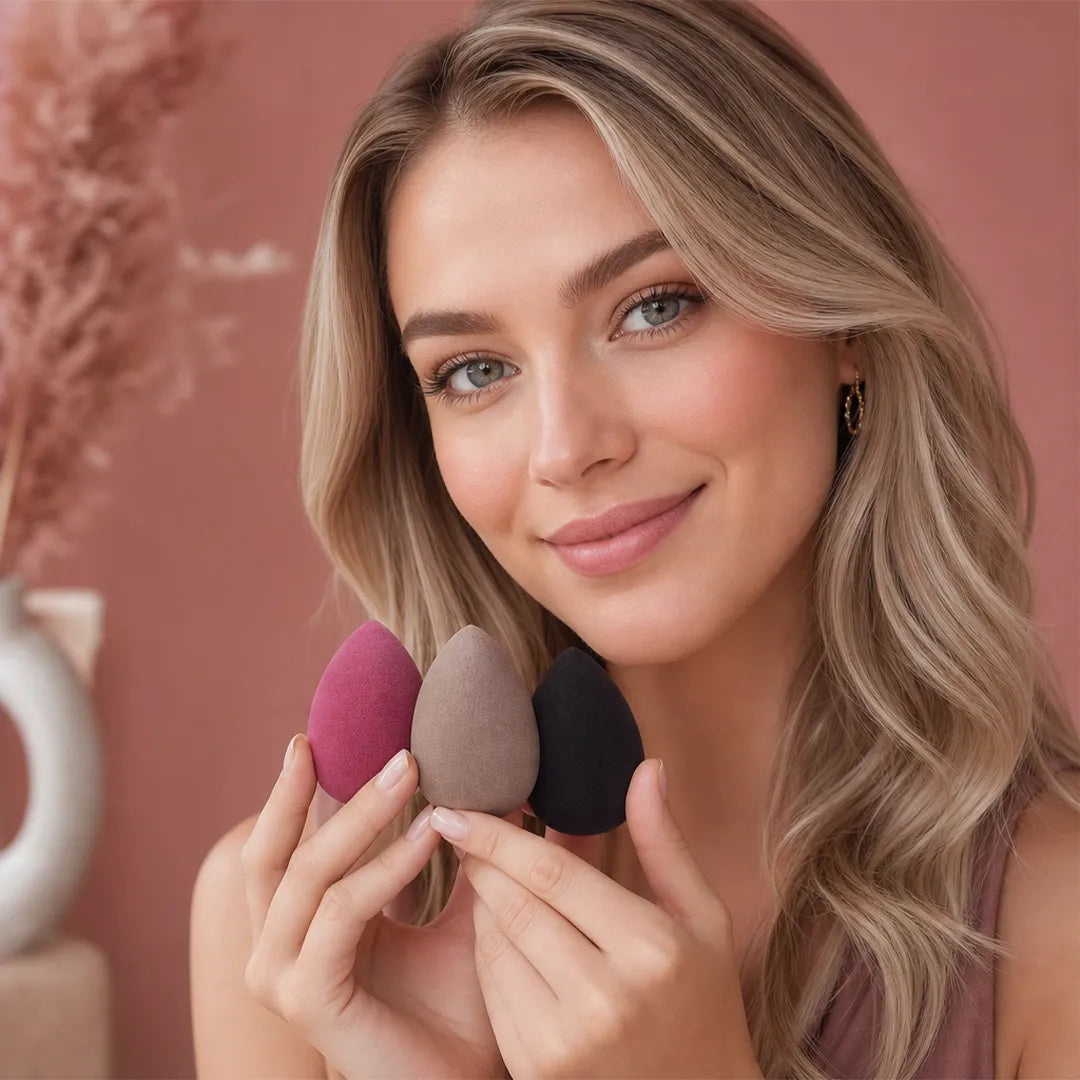 Gąbka do makijażu Luxelux – perfekcyjne krycie bez smug i efekt nieskazitelnej cery