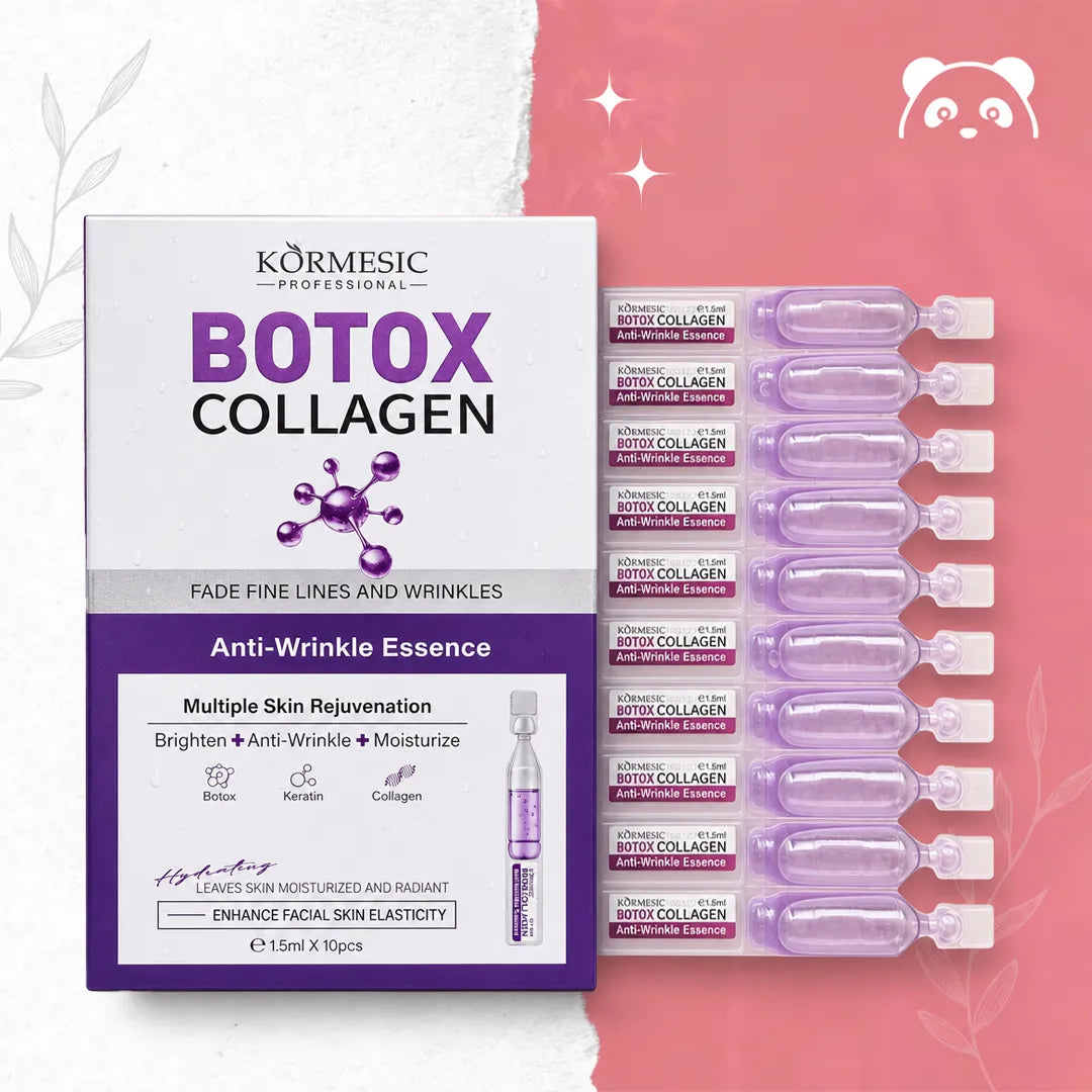 Serum-ampułki przeciwzmarszczkowe do twarzy Kormesic Botox Collagen – 10 × 1,5 ml