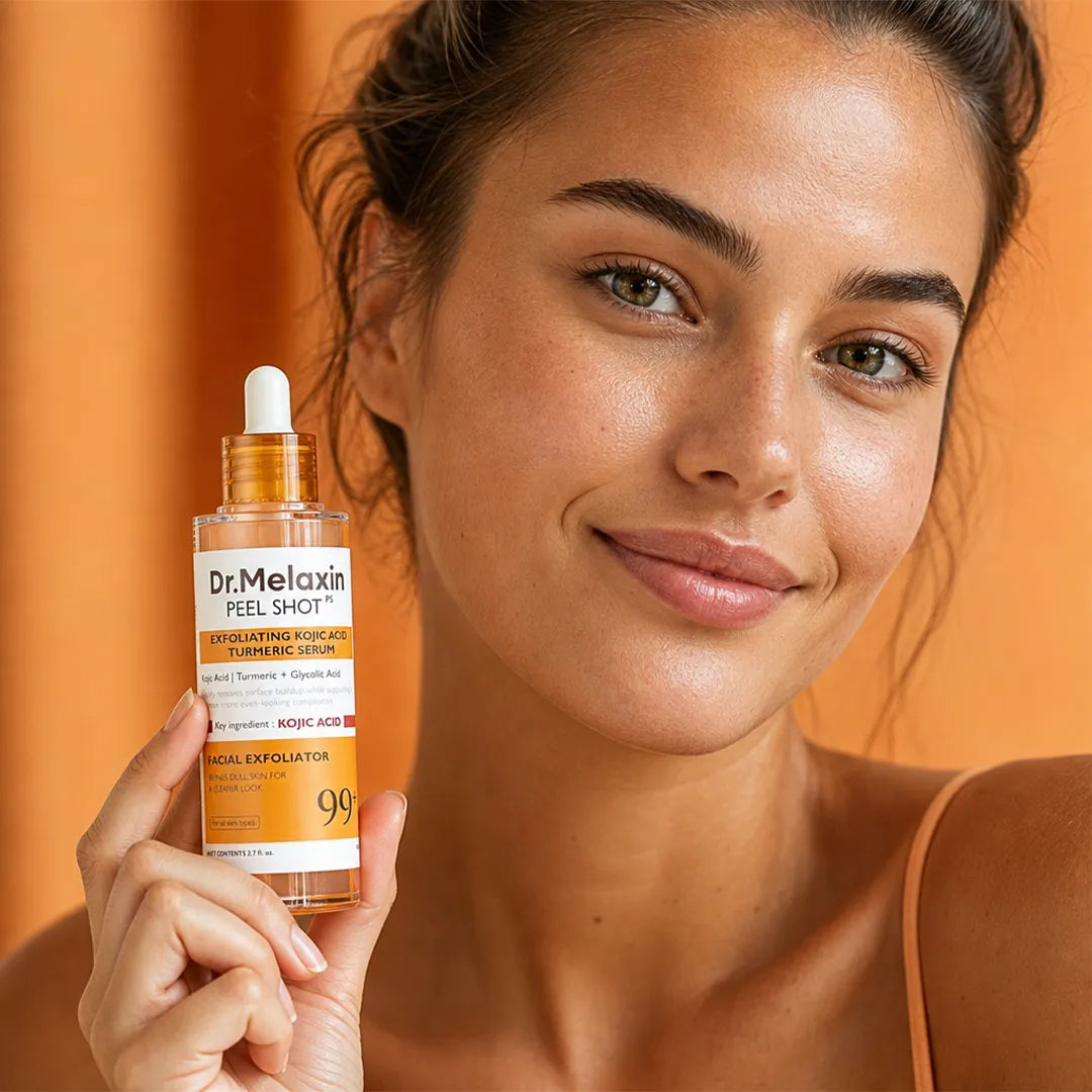 Serum złuszczające do twarzy Dr.Melaxin Peel Shot PS z kwasem kojowym i kurkumą 80 ml