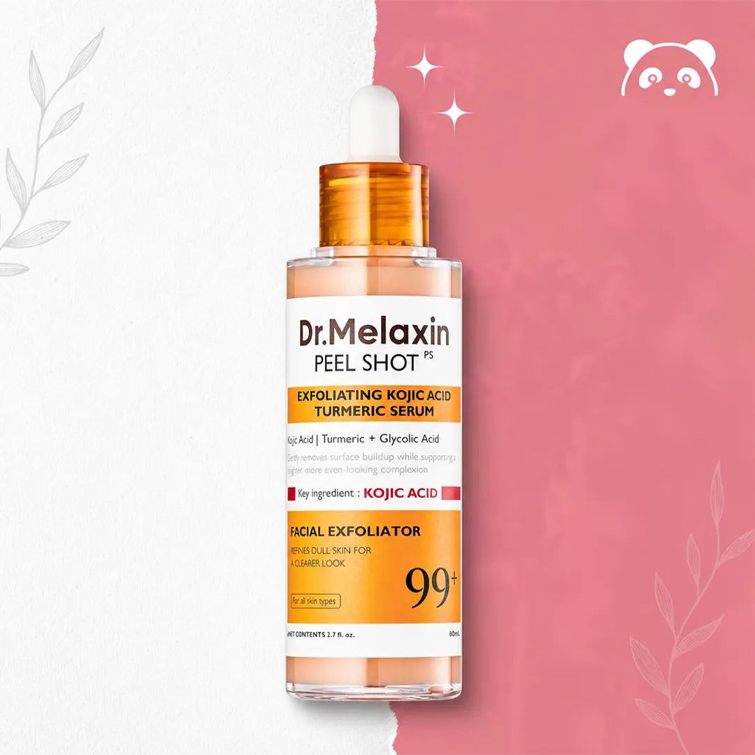 Serum złuszczające do twarzy Dr.Melaxin Peel Shot PS z kwasem kojowym i kurkumą 80 ml