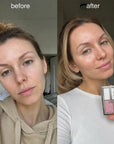 Paleta do makijażu 4 kolory TikTop – cienie, róż i rozświetlenie