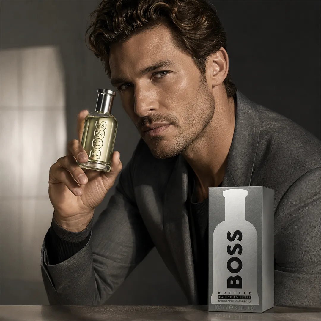 Woda toaletowa męska Boss Bottled – świeżość jabłka, cynamon i drzewna elegancja
