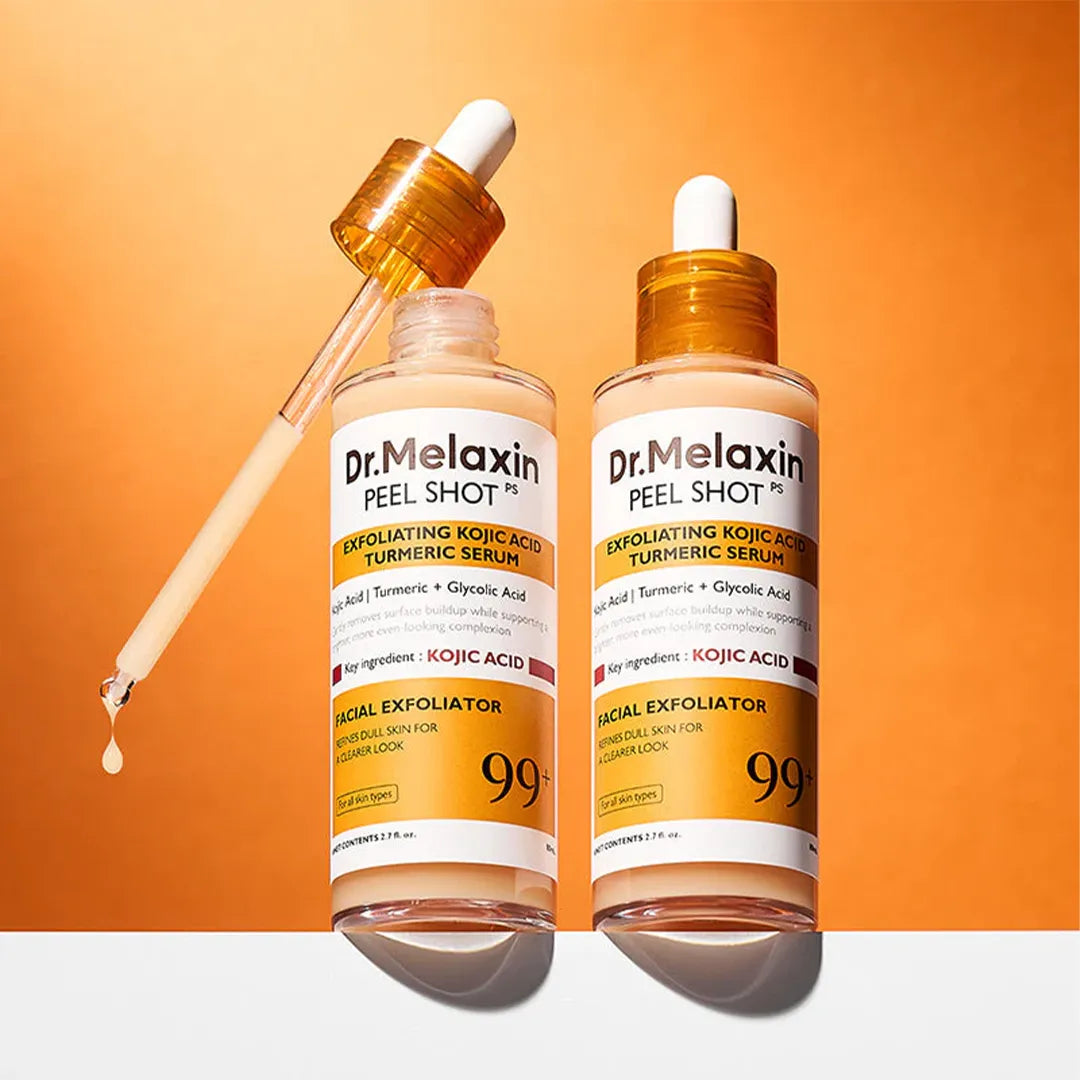 Serum złuszczające do twarzy Dr.Melaxin Peel Shot PS z kwasem kojowym i kurkumą 80 ml