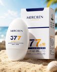 Krem przeciwsłoneczny Mercilen 377 – SPF 50+ PA++++, rozjaśnienie i ochrona przed przebarwieniami, 30 g