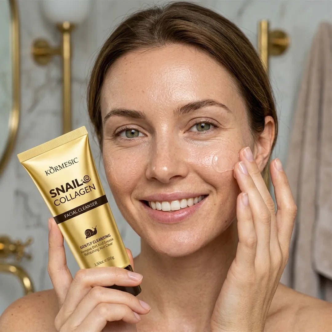 Żel do mycia twarzy Kormesic Snail Collagen – delikatne oczyszczanie, świeżość i gładka skóra, 100 g