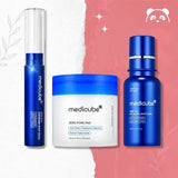 Zestaw do zwężania i oczyszczania porów Medicube 3w1 – płatki 70 szt. + ampułka 30 ml + serum 13 ml