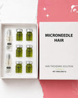 Zestaw mikroigłowy do włosów Microneedle Hair – serum zagęszczające i aplikatory, 30 ml