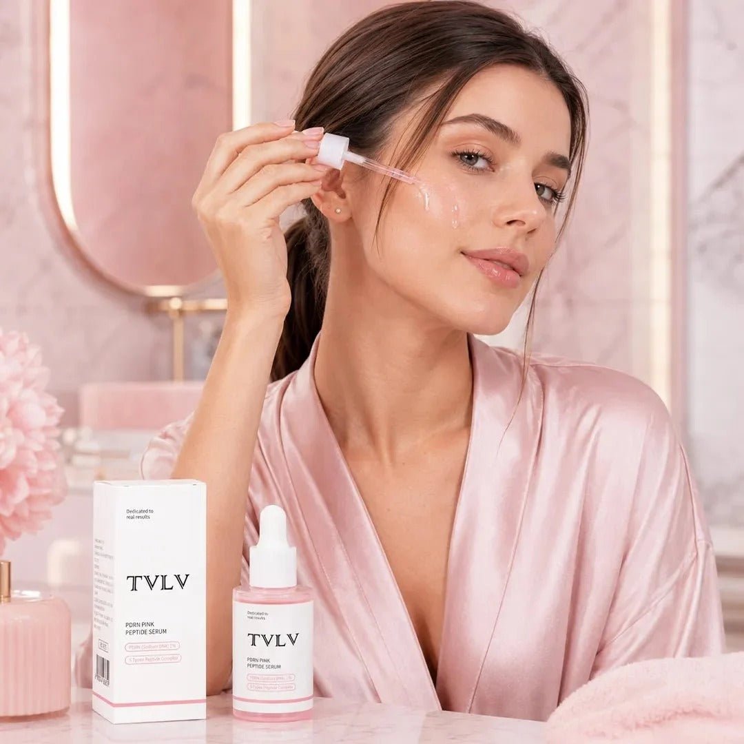 Serum do twarzy z PDRN i peptydami TVLV – wygładzenie zmarszczek, jędrność i efekt glass skin, 30 ml