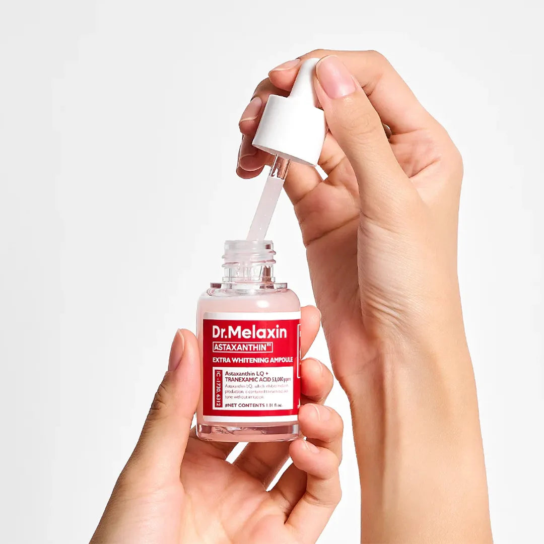 Serum-Ampułka rozjaśniające do twarzy Dr.Melaxin Astaxanthin Extra Whitening – 30 ml