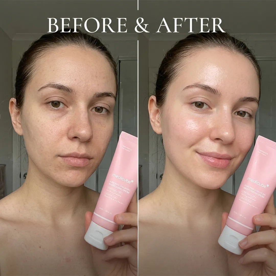 Krem do twarzy Medicube PDRN Pink Hyaluronic Moisturizing Cream – ujędrnienie, nawilżenie i blask, 50 ml