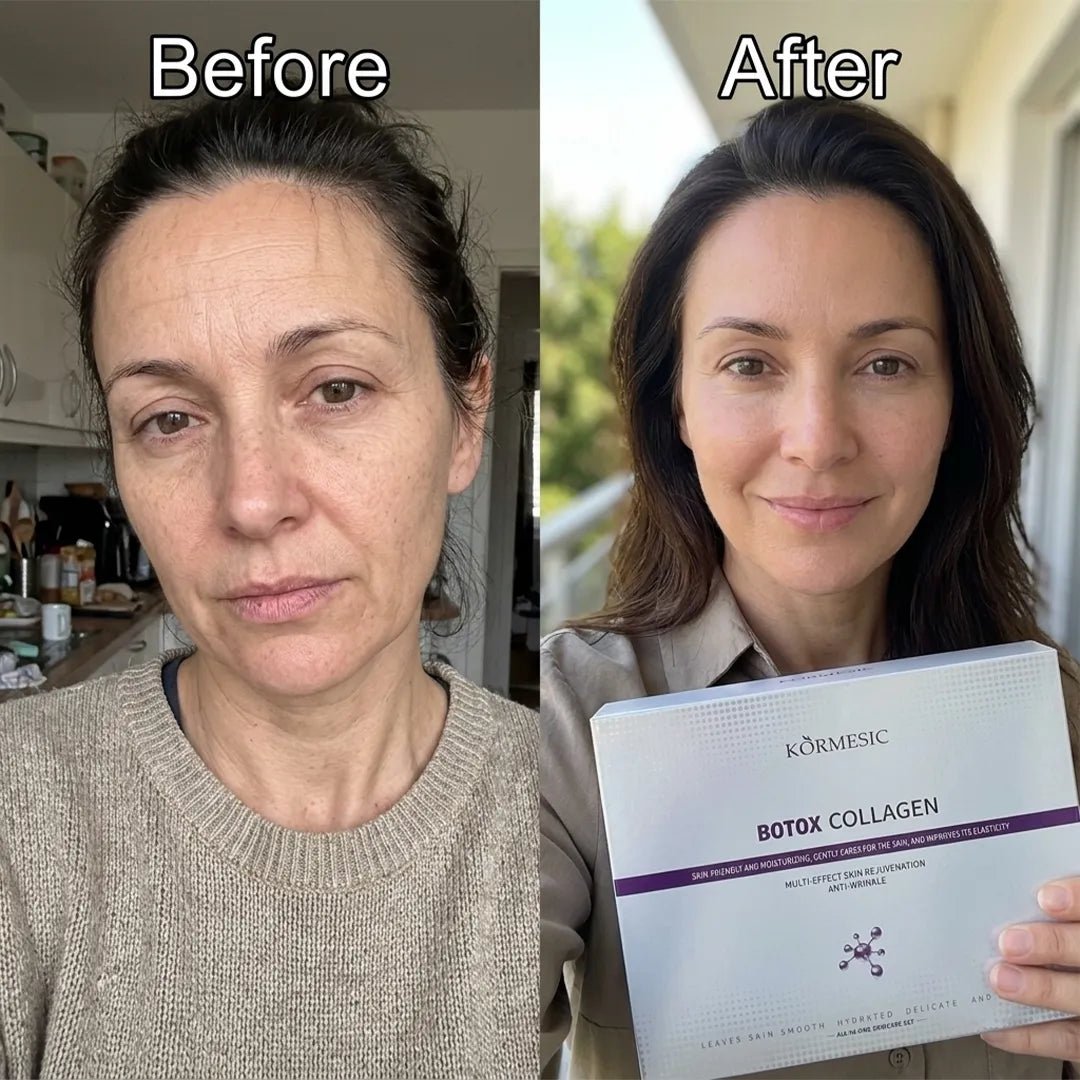 Zestaw do pielęgnacji twarzy Kormesic Botox Collagen 5D – przeciwzmarszczkowa pielęgnacja, 5 produktów
