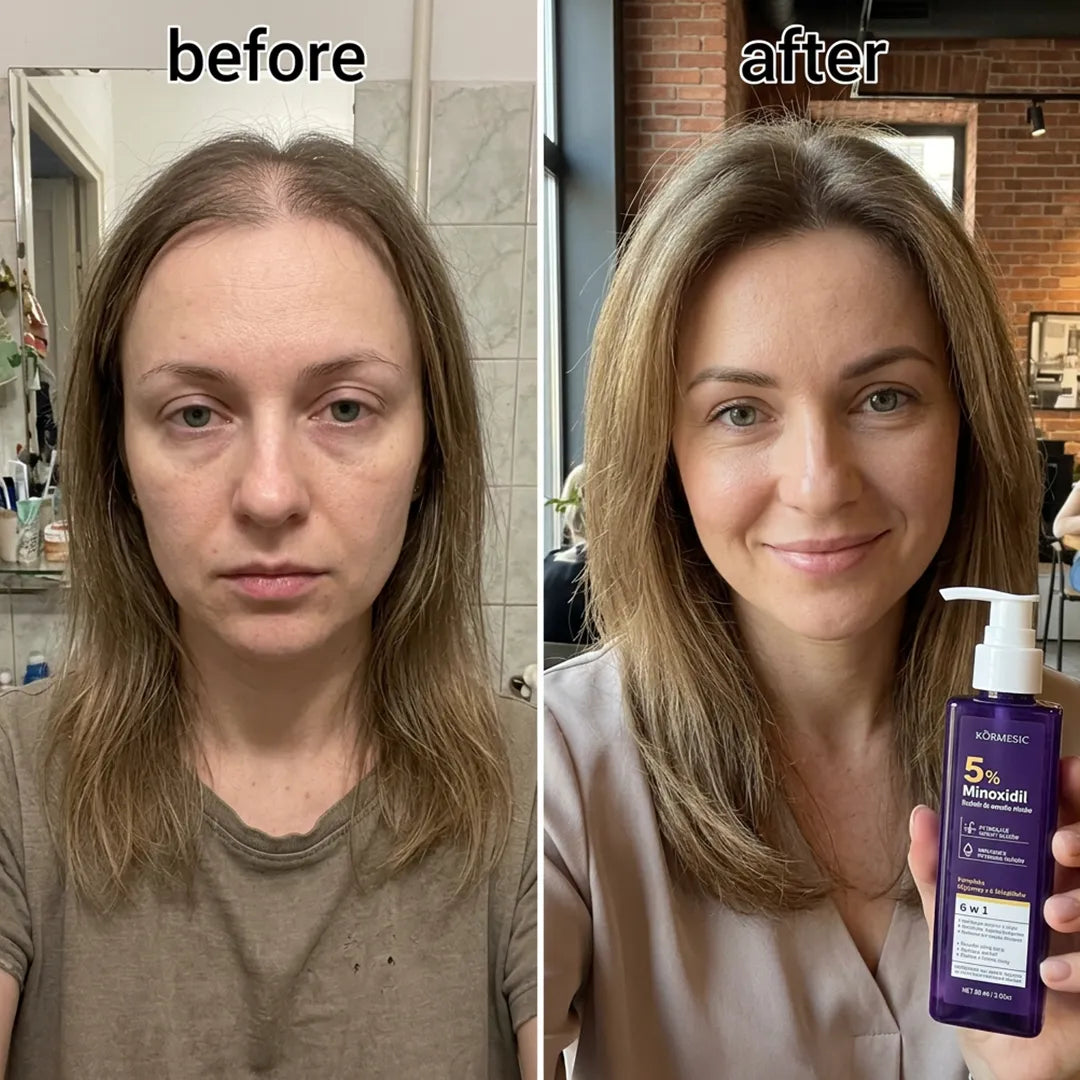 Roztwór do skóry głowy Kormesic 5% Minoxidil – wsparcie wzrostu i gęstości włosów