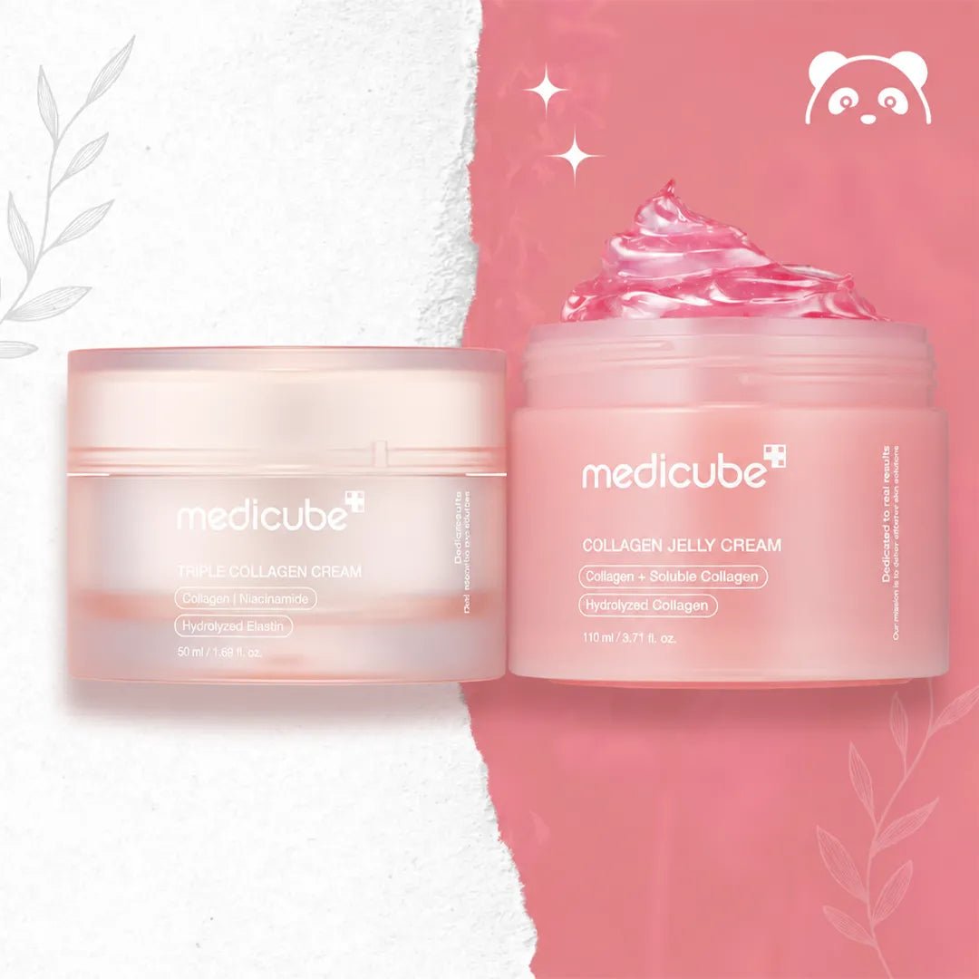 Zestaw kremów do twarzy Medicube Triple Collagen – Jelly Cream + Cream 4.0