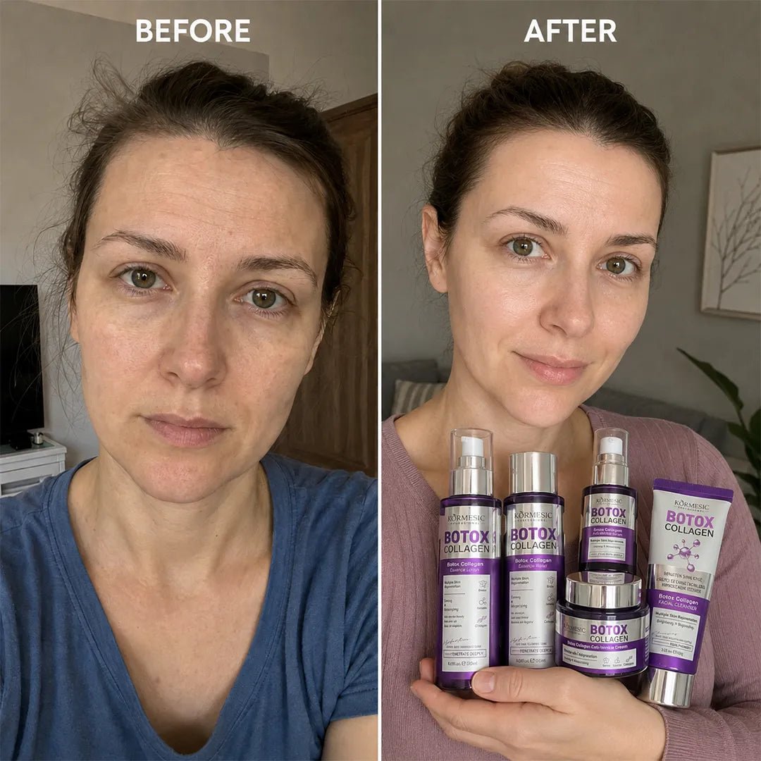 Zestaw do pielęgnacji twarzy Kormesic Botox Collagen 5D – przeciwzmarszczkowa pielęgnacja, 5 produktów