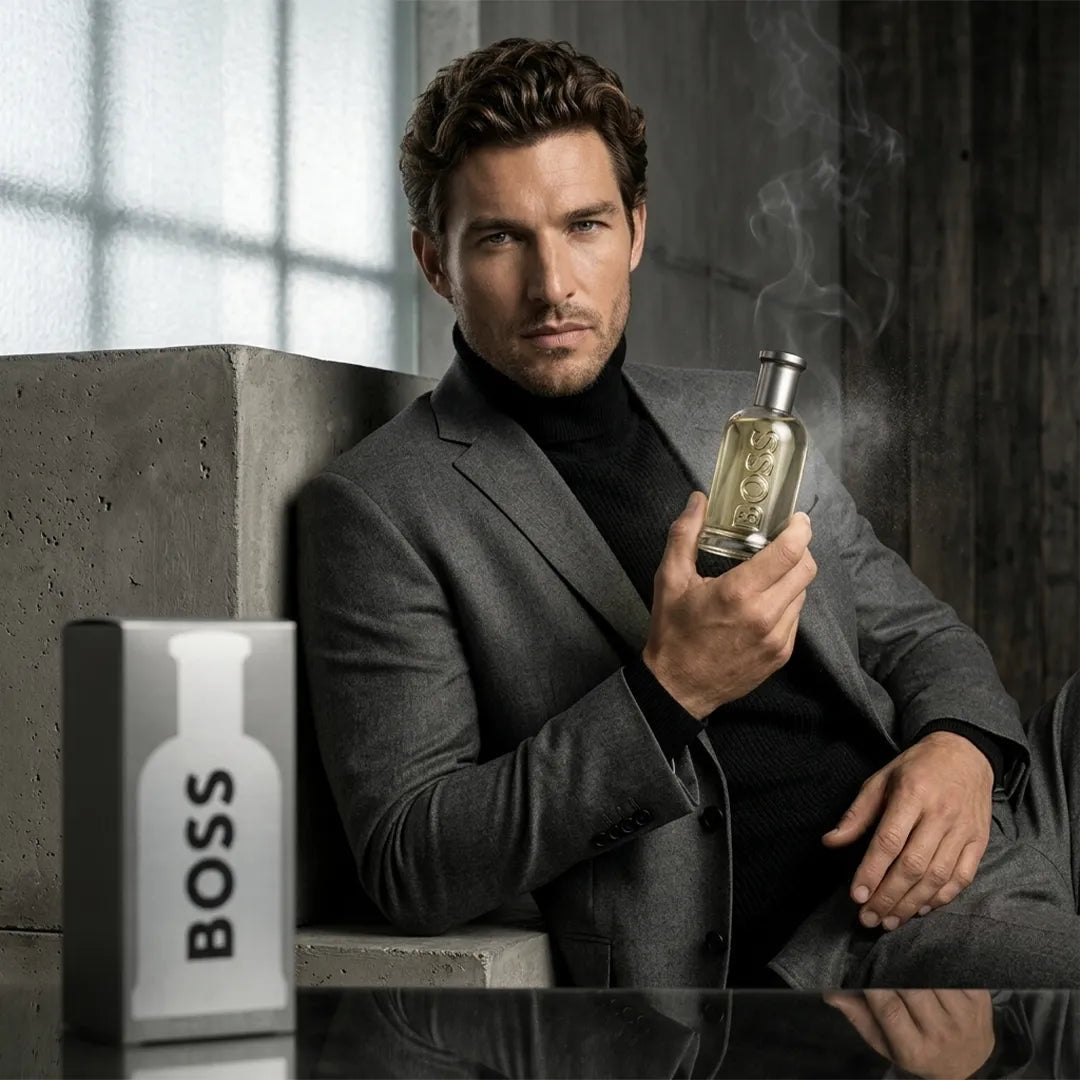 Woda toaletowa męska Boss Bottled – świeżość jabłka, cynamon i drzewna elegancja