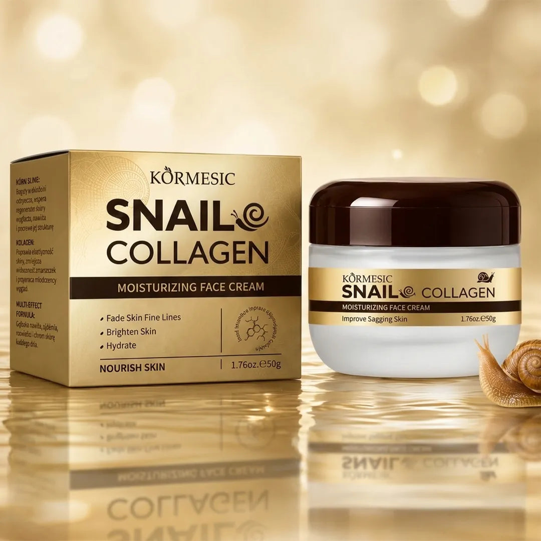 Krem do twarzy Kormesic Snail Collagen – nawilżenie i wygładzenie - 50 g