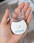 GlorySmile teeth whitening set – LED tray + 3 whitening gels