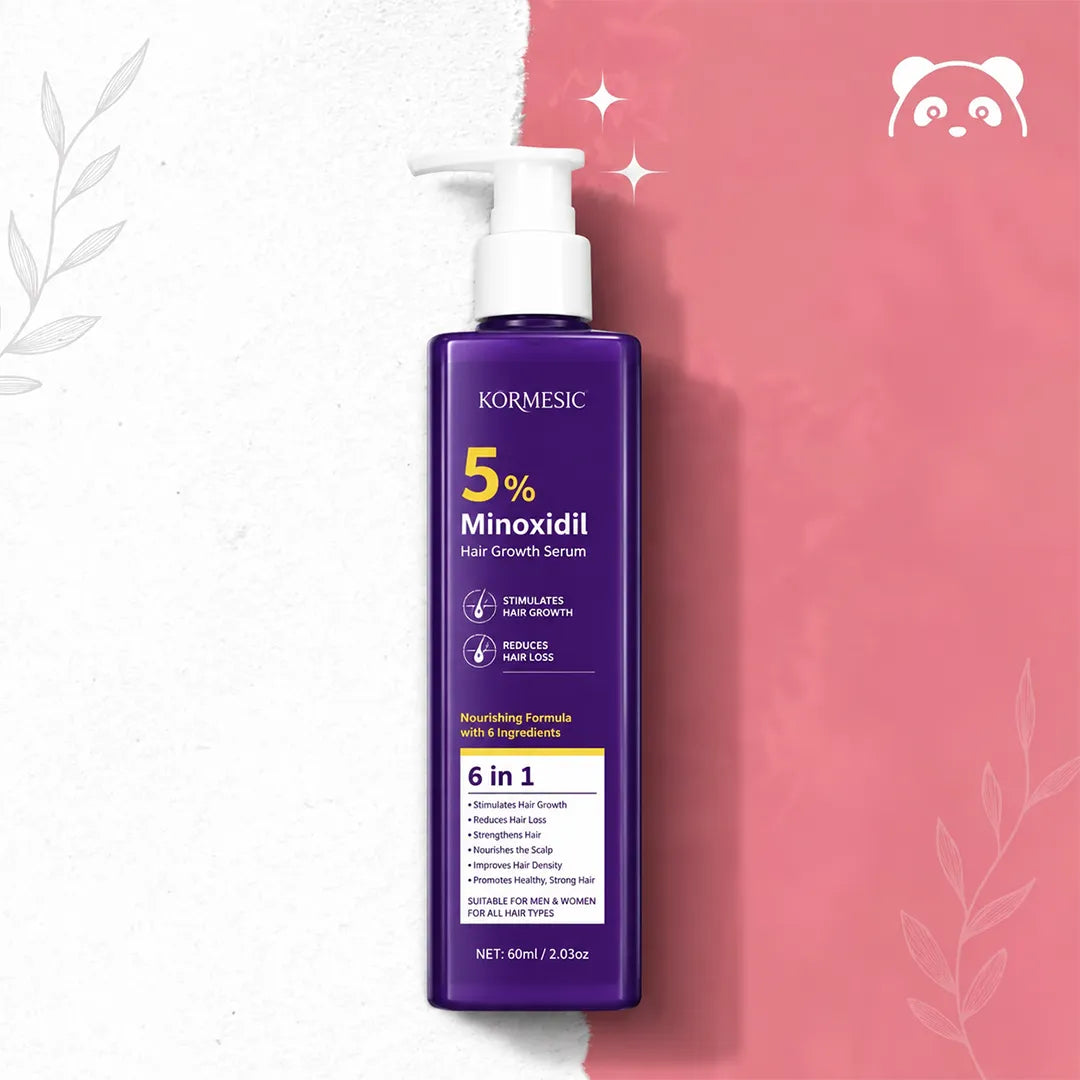 Roztwór do skóry głowy Kormesic 5% Minoxidil – wsparcie wzrostu i gęstości włosów