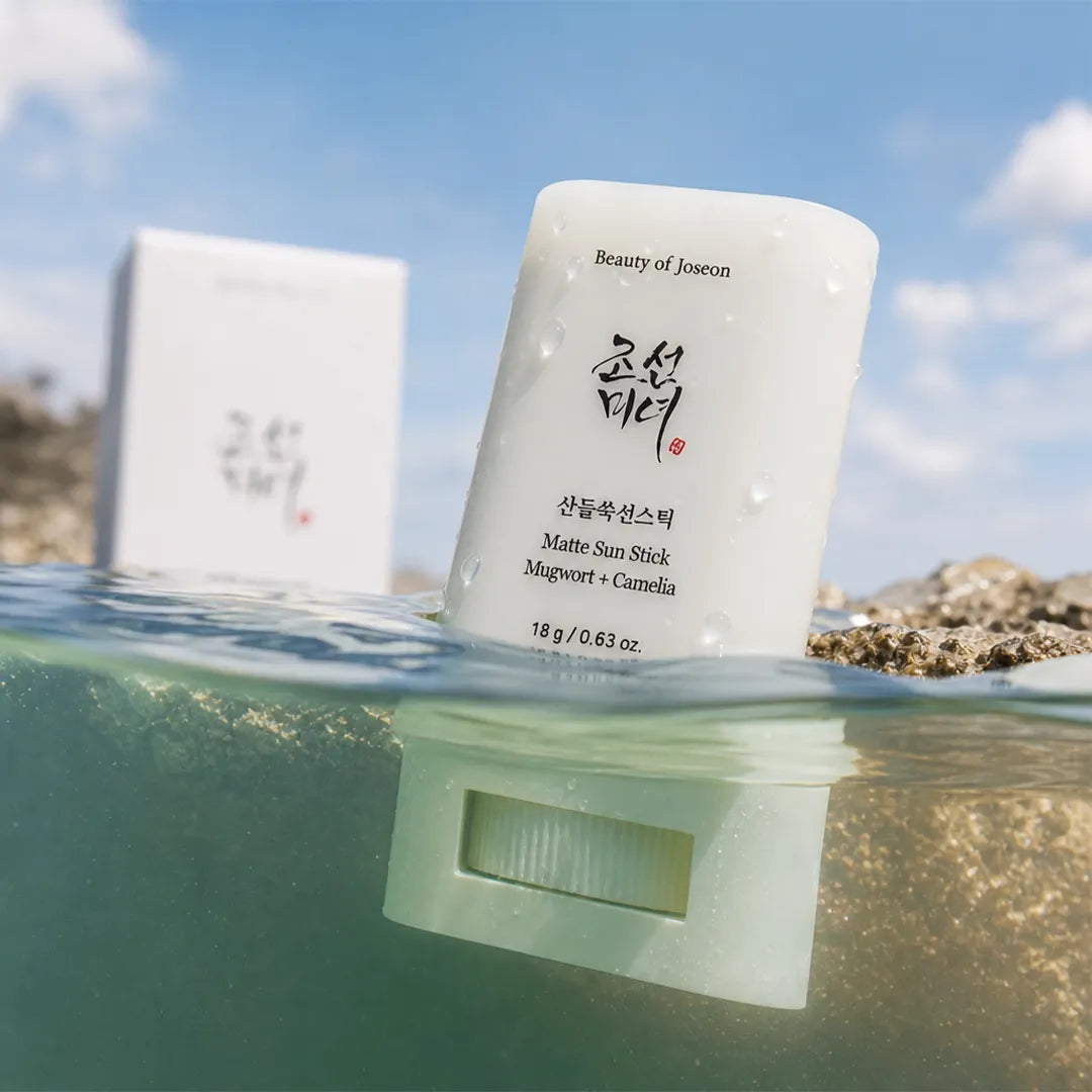 Matowy sztyft przeciwsłoneczny Beauty of Joseon z bylicą i kamelią SPF50+ PA++++ – 18 g