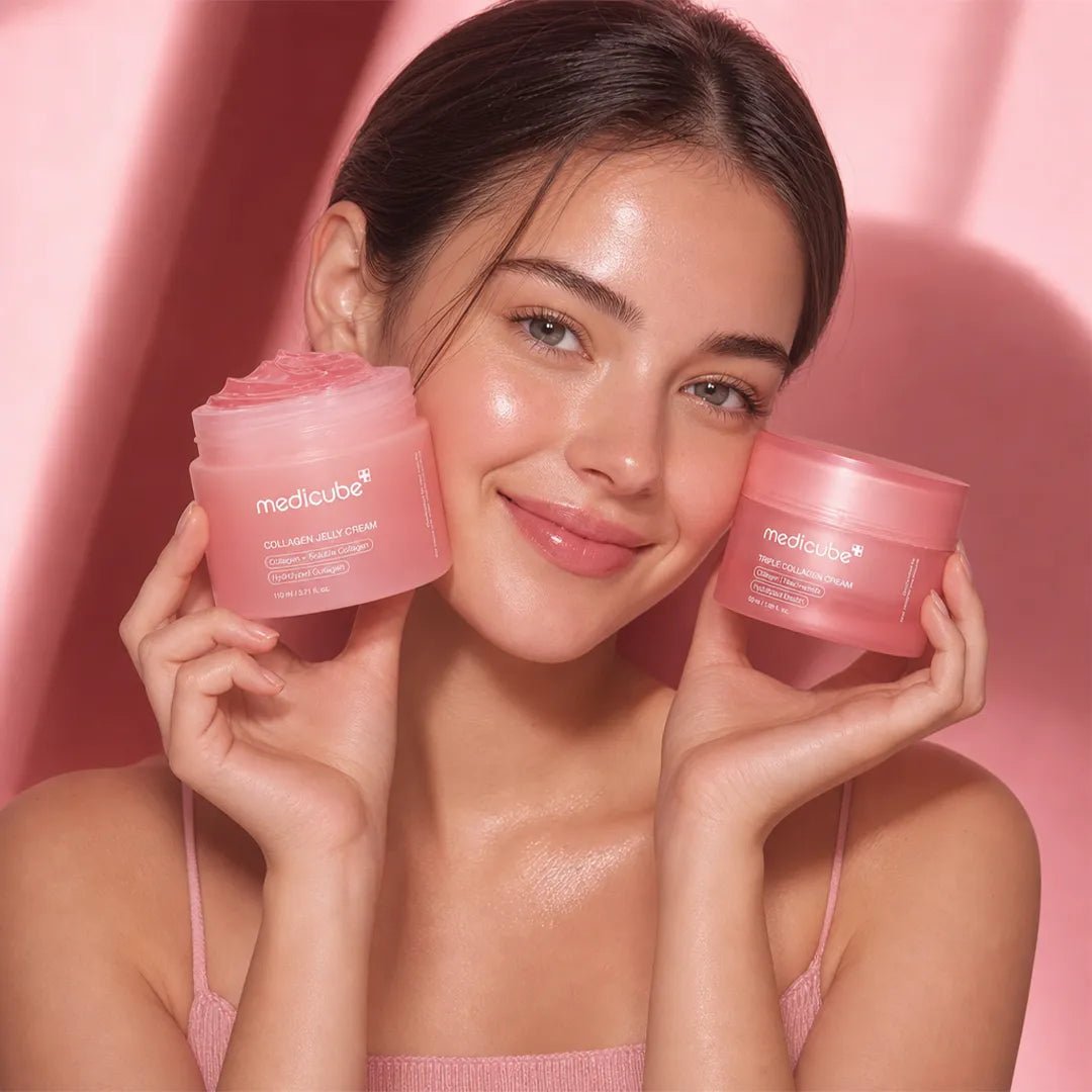 Zestaw kremów do twarzy Medicube Triple Collagen – Jelly Cream + Cream 4.0
