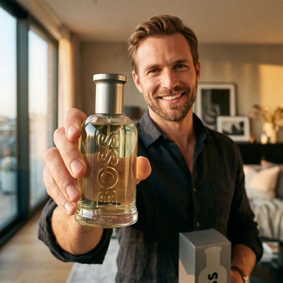 Woda toaletowa męska Boss Bottled – świeżość jabłka, cynamon i drzewna elegancja