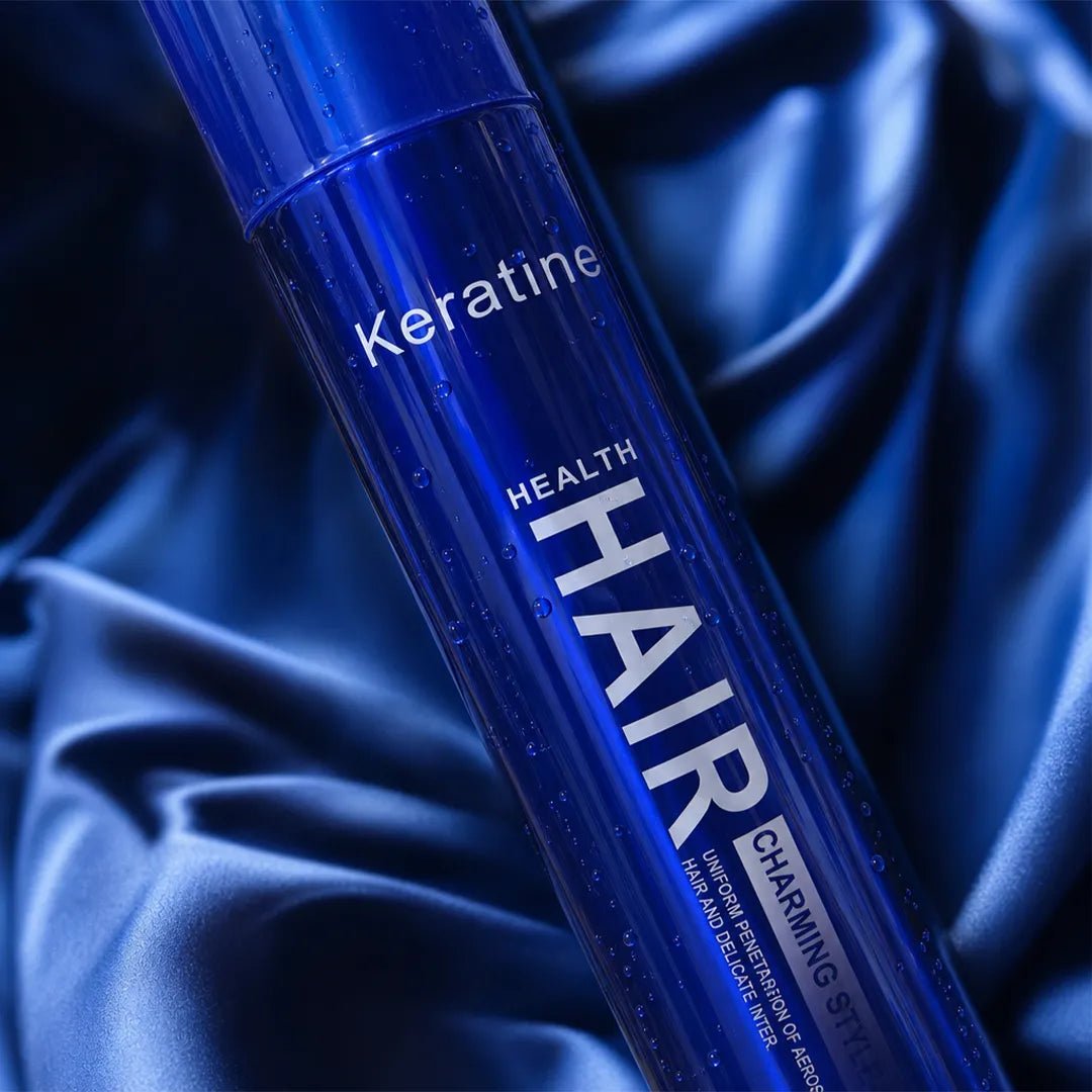 Lakier do włosów z keratyną i kolagenem Keratine Health Hair – elastyczne utrwalenie, 420 ml