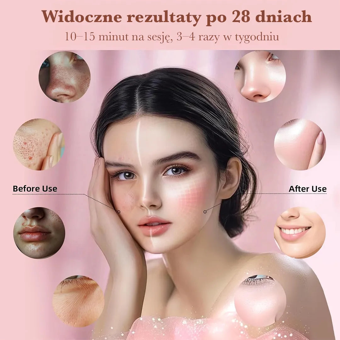 Maska LED do fototerapii twarzy 7-kolorowa – domowe spa przeciw niedoskonałościom