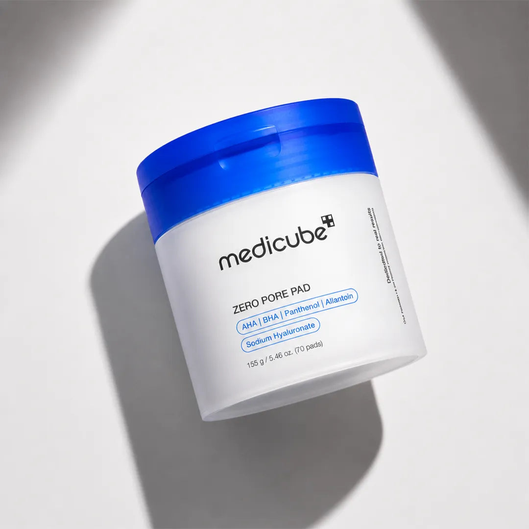Zestaw do zwężania i oczyszczania porów Medicube 3w1 – płatki 70 szt. + ampułka 30 ml + serum 13 ml