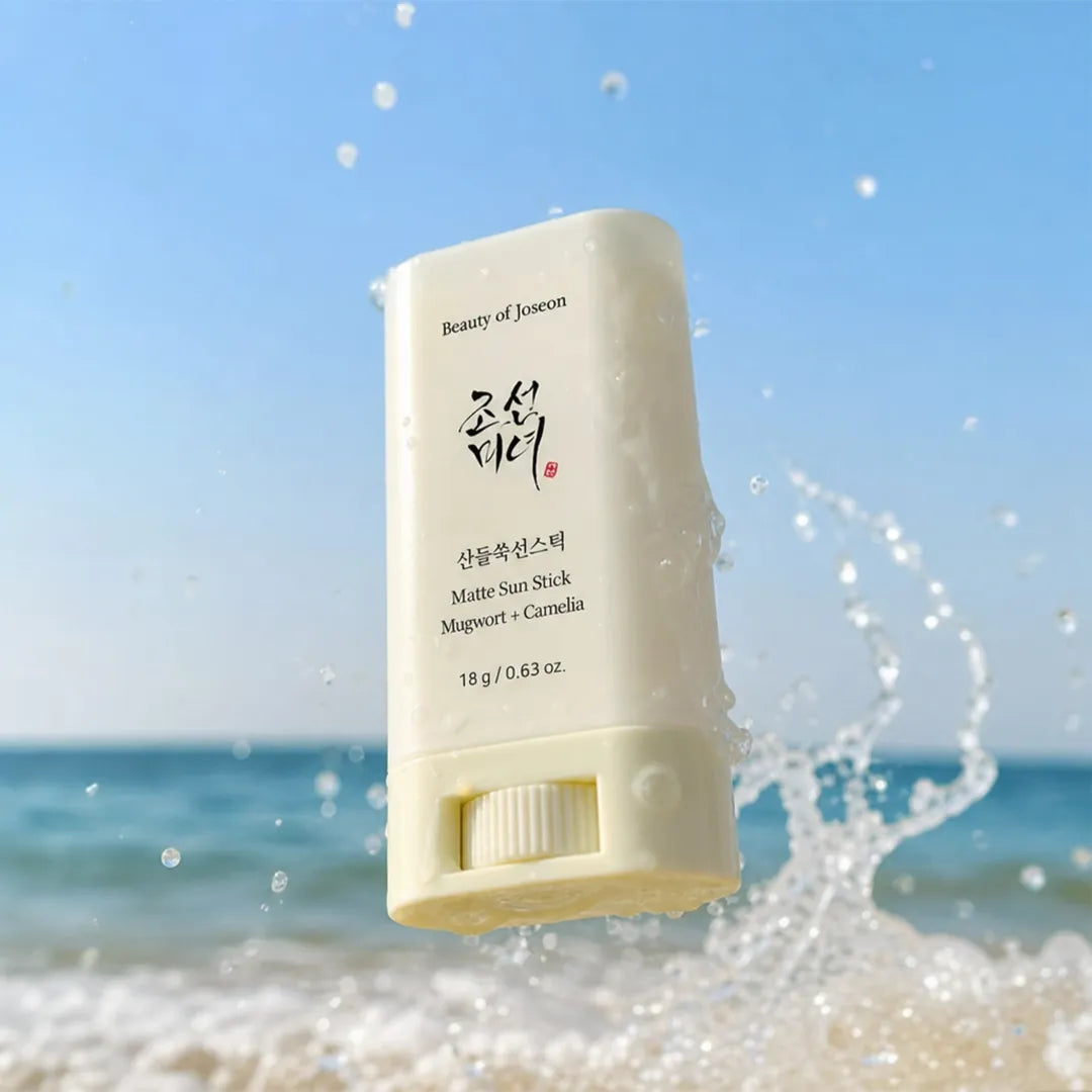 Matowy sztyft przeciwsłoneczny Beauty of Joseon z bylicą i kamelią SPF50+ PA++++ – 18 g