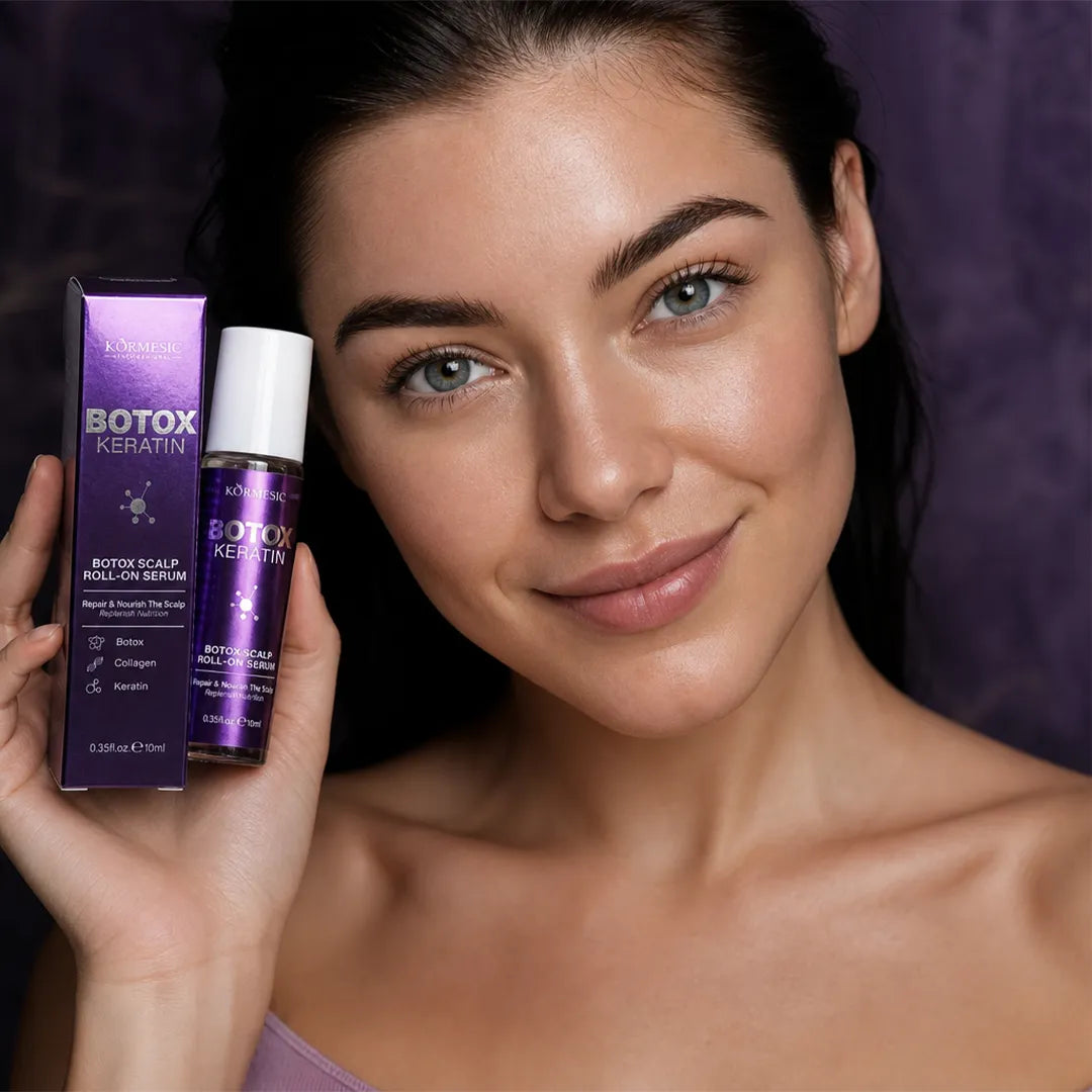 Serum roll-on do skóry głowy z keratyną i kolagenem – Kormesic Botox Keratin 10 ml