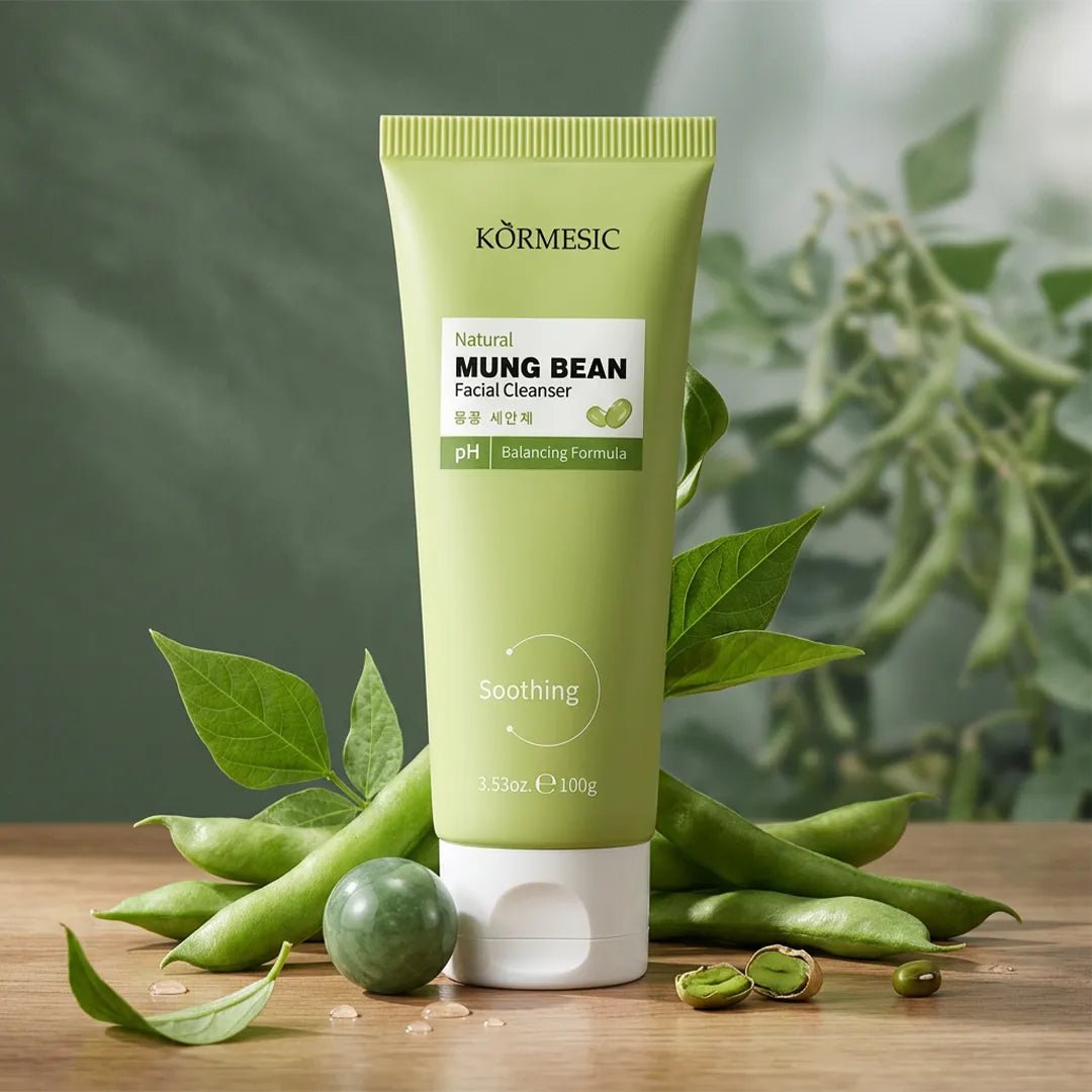 Żel do mycia twarzy Kormesic Mung Bean – łagodne oczyszczanie i promienna skóra, 100 g
