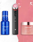 Zestaw do pielęgnacji twarzy Medicube – Triple Collagen Jelly Cream, One Day Exosome Shot Pore Ampoule 2000 i AGE-R Booster Pro