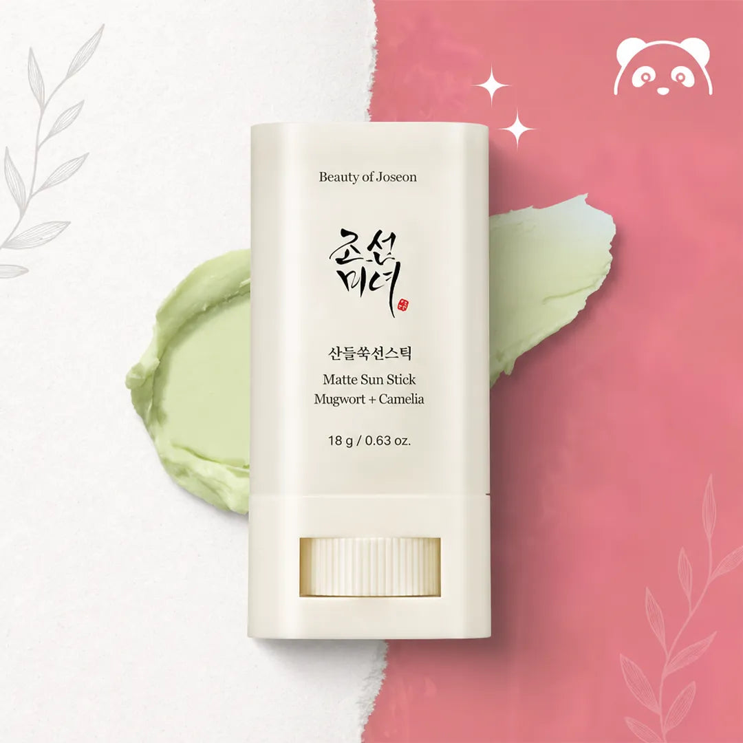 Matowy sztyft przeciwsłoneczny Beauty of Joseon z bylicą i kamelią SPF50+ PA++++ – 18 g