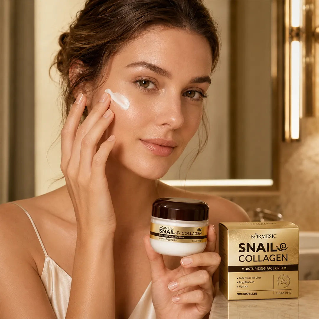 Krem do twarzy Kormesic Snail Collagen – nawilżenie i wygładzenie - 50 g