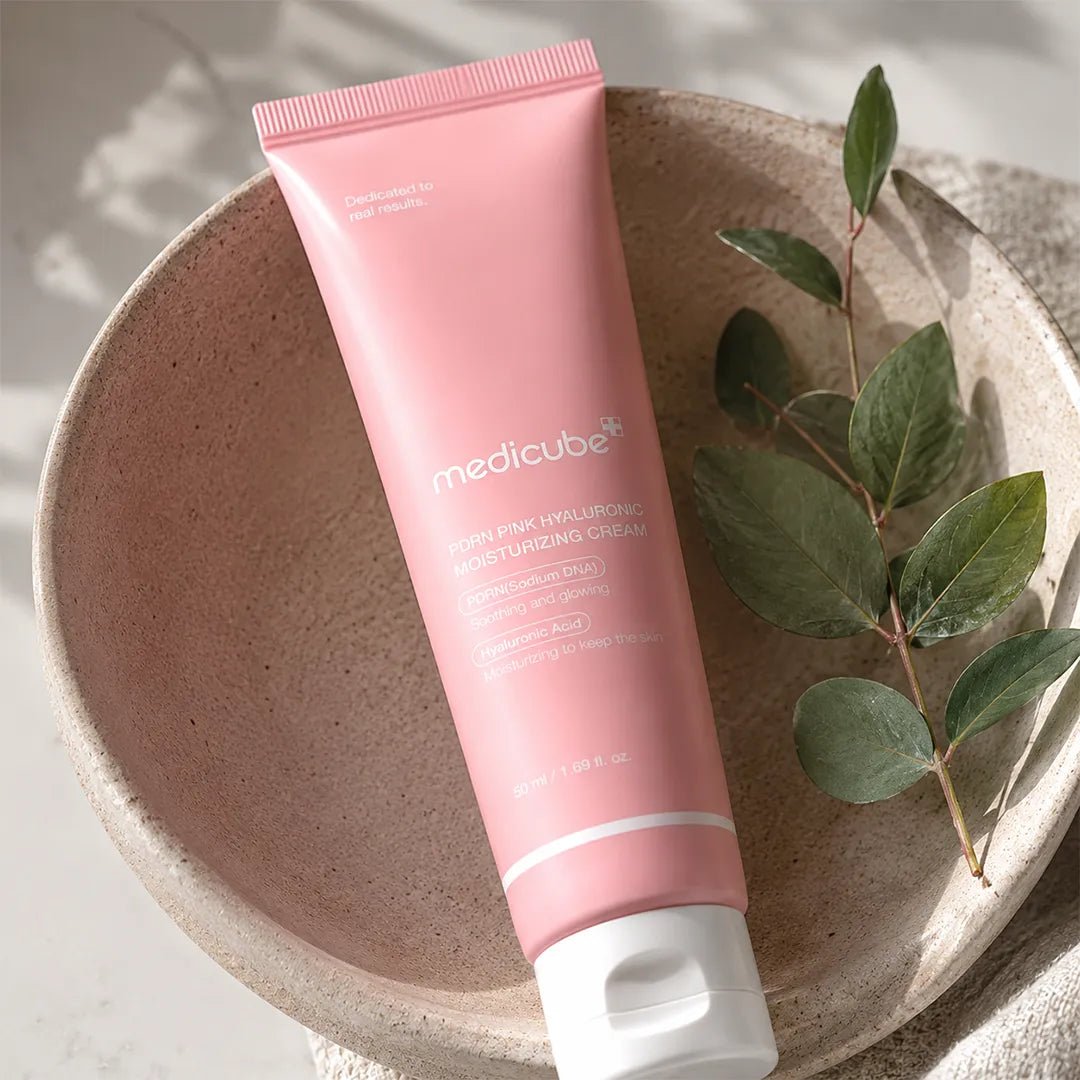 Krem do twarzy Medicube PDRN Pink Hyaluronic Moisturizing Cream – ujędrnienie, nawilżenie i blask, 50 ml