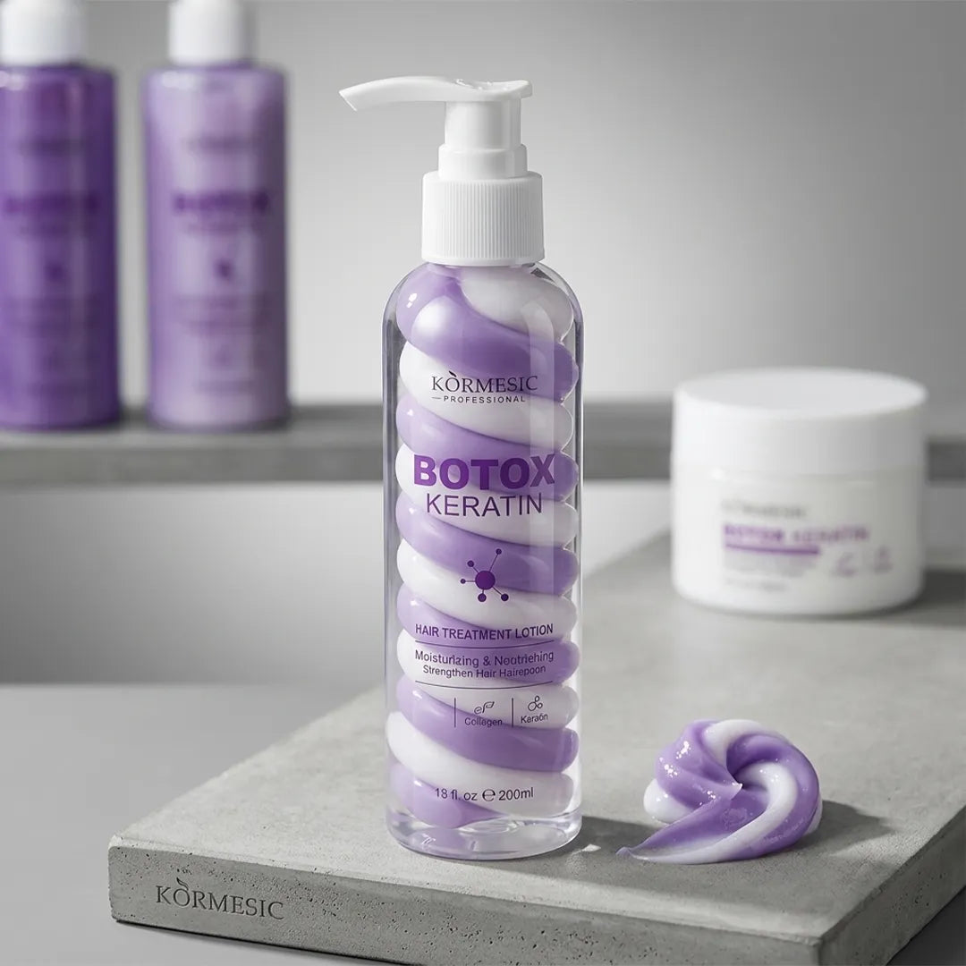 Lotion do włosów Kormesic Botox Keratin – wygładzenie, nawilżenie i regeneracja, 200 ml