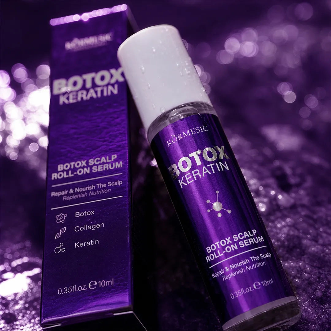 Serum roll-on do skóry głowy z keratyną i kolagenem – Kormesic Botox Keratin 10 ml