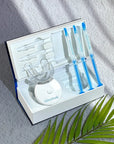 GlorySmile teeth whitening set – LED tray + 3 whitening gels