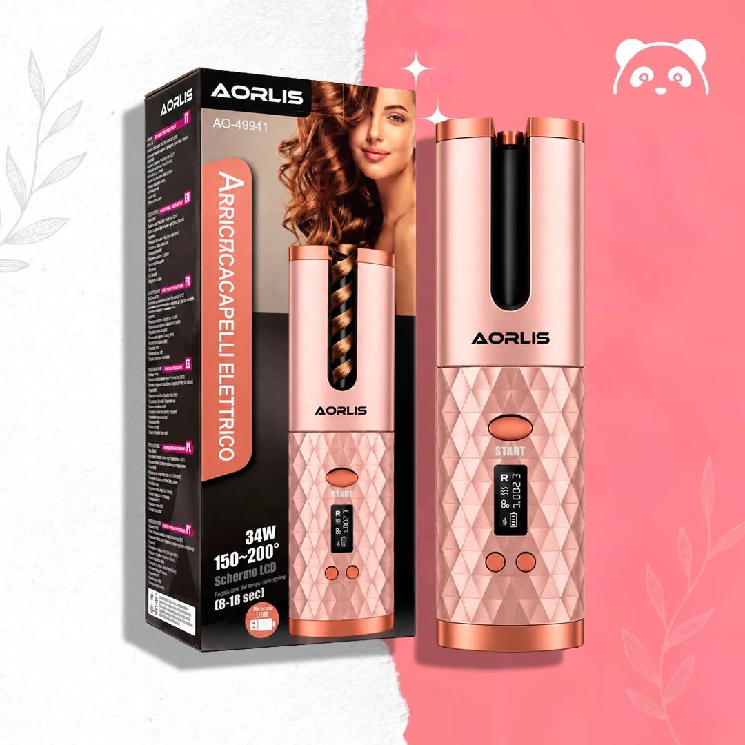 AORLIS AO-49941 – automatyczna lokówka bezprzewodowa z powłoką ceramiczną - Suszarko-stylery do włosów