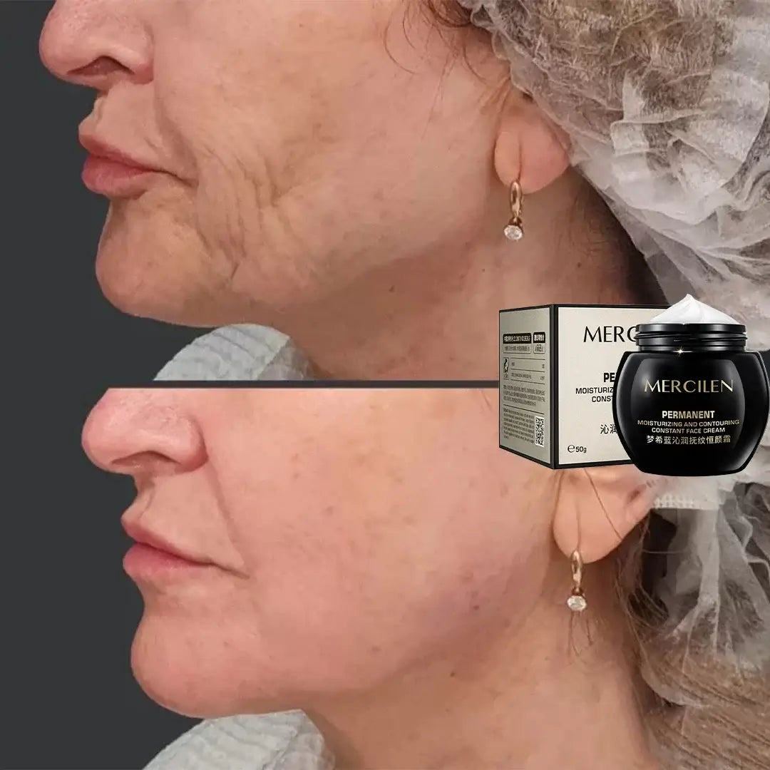 MERCILEN Trvalý krém na obličej proti vráskám, 50 g