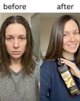 Anti-Haarausfall-Haarpflegeset mit Ingwer Kormesic – Shampoo, Spülung und Serum