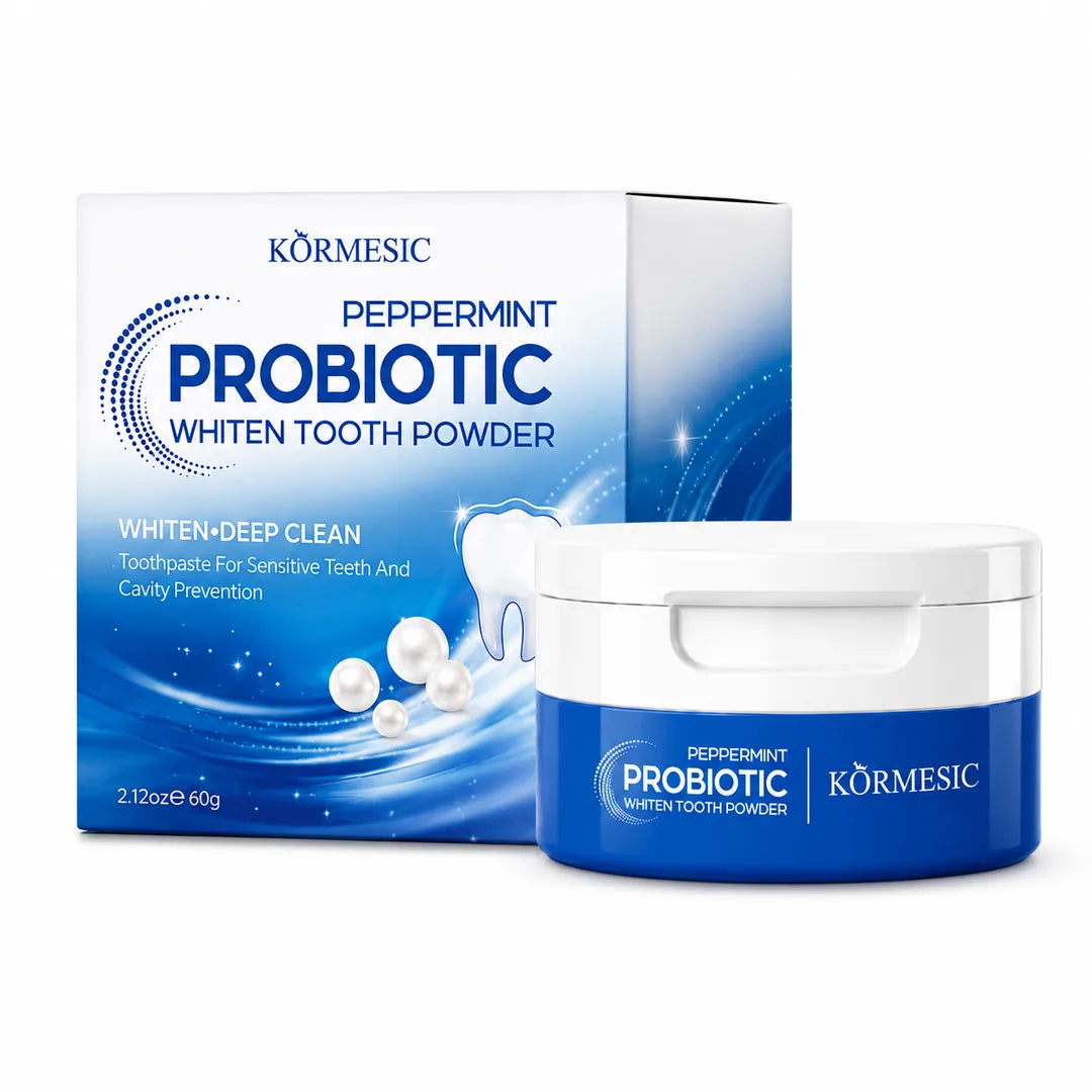 Proszek do wybielania zębów Kormesic Probiotic – 4 warianty do wyboru