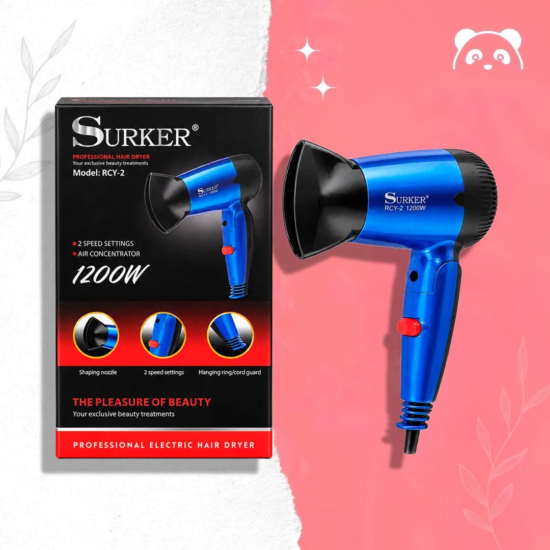SURKER RCY – suszarka do włosów 1200 W, 2 kolory - Suszarko-stylery do włosów