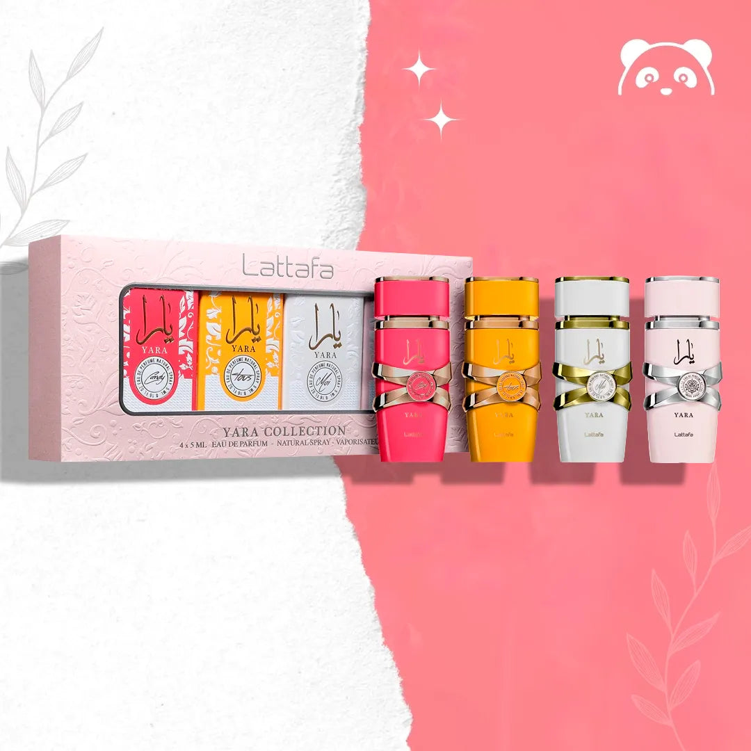 Zestaw perfum damskich Lattafa Yara Collection – 4 × 5 ml