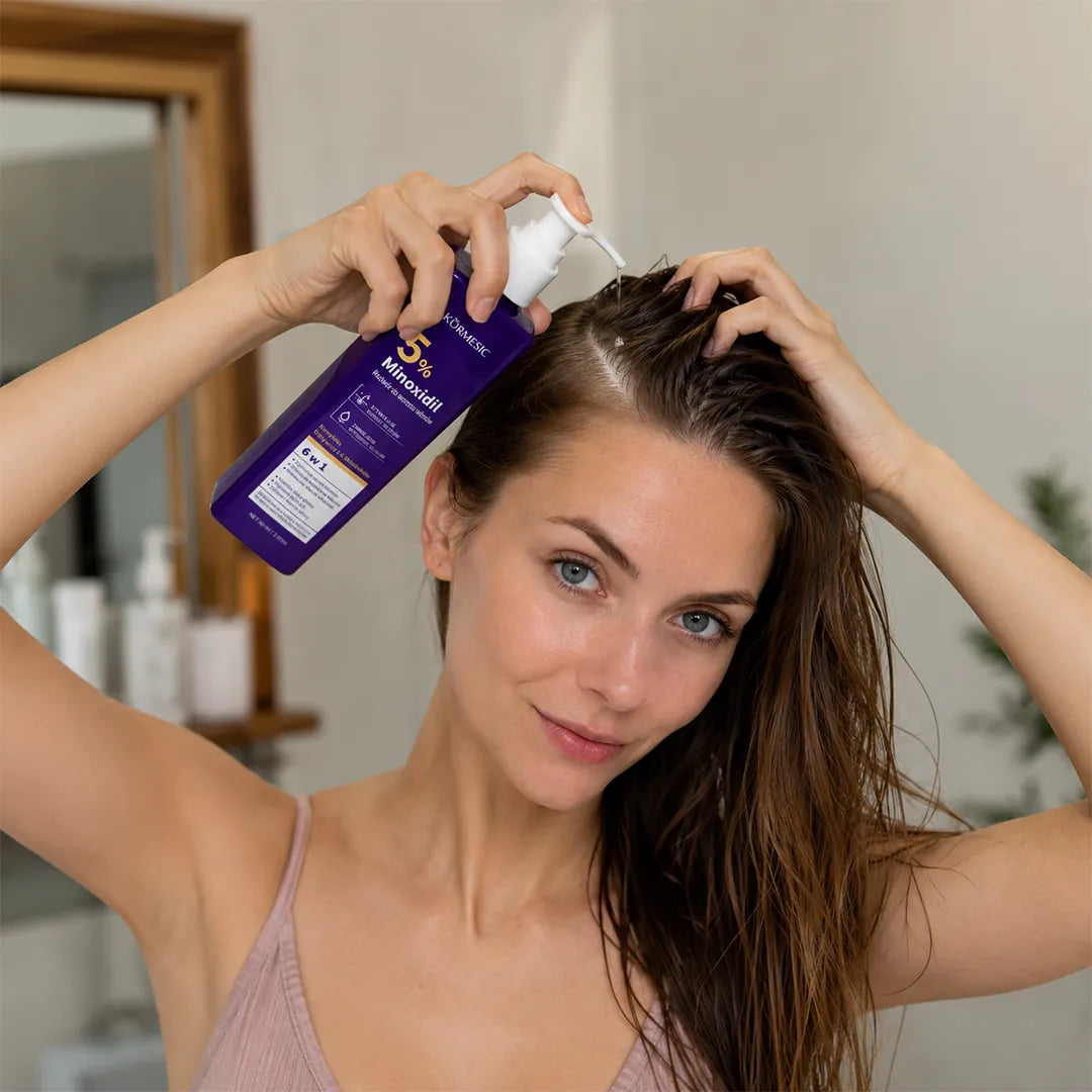 Roztwór do skóry głowy Kormesic 5% Minoxidil – wsparcie wzrostu i gęstości włosów