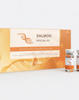 Zestaw ampułek do intensywnego nawilżenia i wygładzenia skóry na 28 dni — Salmon (12×3 ml)